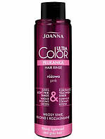 Рожевий ополіскувач для освітленого волосся Joanna Ultra Color System Pink rinse for blonde hair 150 ml