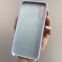 Чохол для Samsung Galaxy A50s преміум чохол з мікрофіброю на телефон самсунг а50с бузковий hqs, фото 2