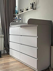 Комод 8 Ящиків німфея з накладним пеленатором