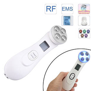 Массажер для лица и тела, электромиостимуляция светотерапия RF&EMS 9902