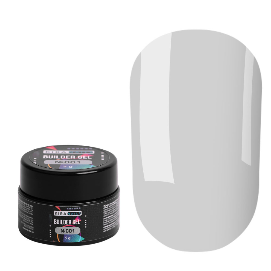 Гель для нігтів Kira Nails Builder Gel  001, 5 г