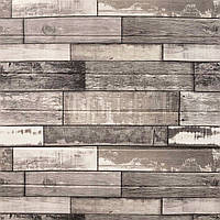 Самоклеюча 3D панель 700*700*4 мм попелясте дерево лофт