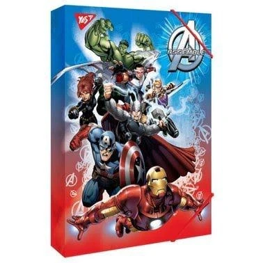 Папка для праці "Yes" 491905 картонна А4 "Marvel.Avengers", шт, фото 1