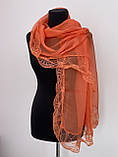 Легкий шикарний шарф Вуаль, фото 4