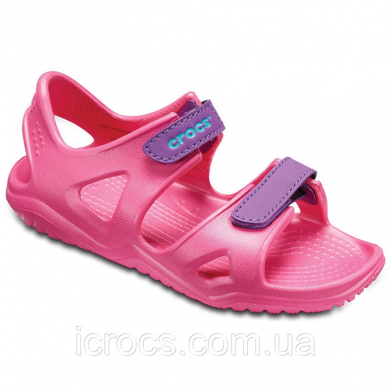 Crocs™ Kids' Swiftwater оригінал США С12 наш 29 (18.3 см) дитячі літні босоніжки, сандалі крокс original