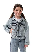 Куртка джинсова для дівчинки 152 Suzie "Shani" JC022, світло-блакитний