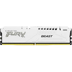 Модуль пам'яті для комп'ютера DDR5 32 GB 5200 MHz Beast EXPO White Kingston Fury (ex.HyperX) (KF552C36BWE-32)