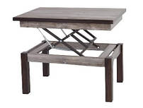 Стіл-трансформер Флай Дуб Морас обідньо-журнальний із підіймальним механізмом для кухні та вітальні