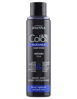 Блакитний ополіскувач для освітленого волосся Joanna Ultra Color System Blue Rinse for blonde hair 150 ml