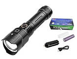 Ручний ліхтар L-12-P70 zoom + PowerBank + microUSB 18650 (3xААА) 5 режимів, фото 2