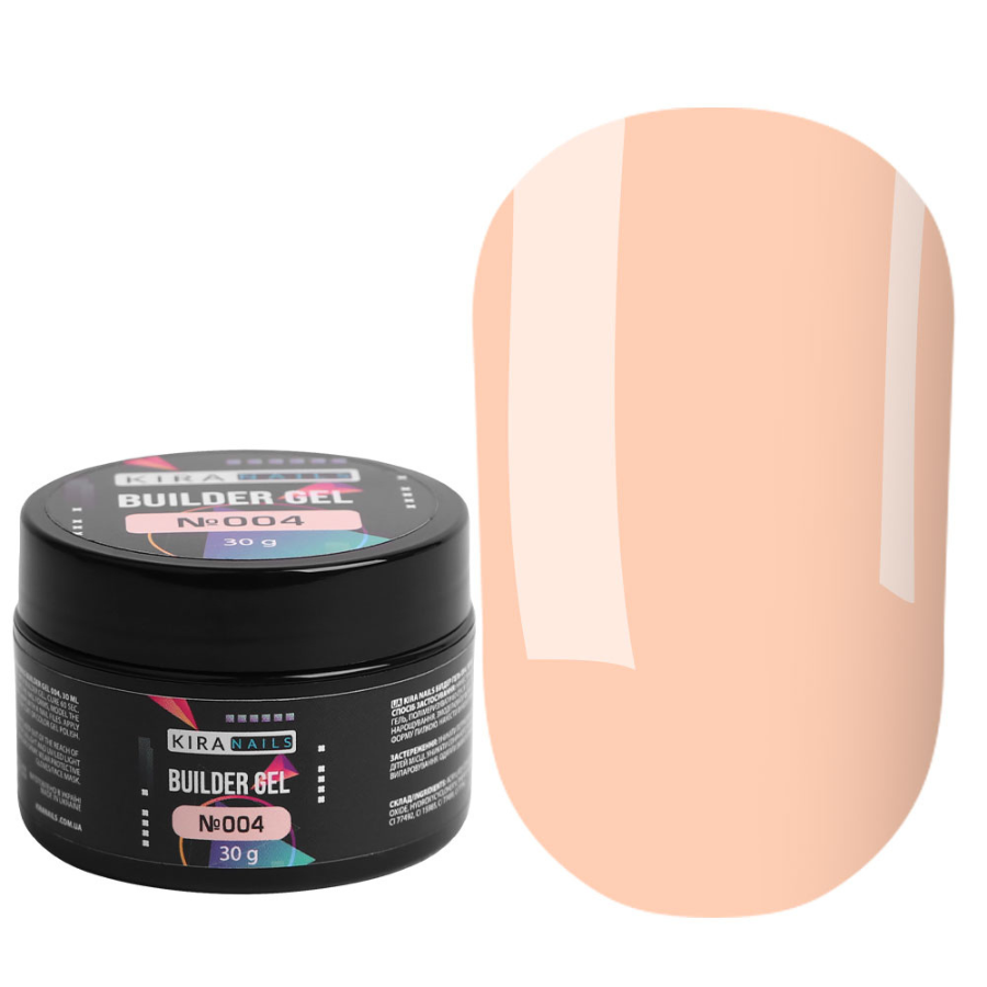 Гель для нігтів Kira Nails Builder Gel 004, 30 г
