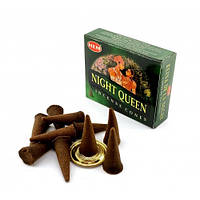 Аромапалички Hem Night Queen Королева Ночі конуси безосновні