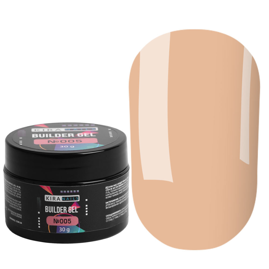 Гель для нігтів Kira Nails Builder Gel 005, 30 г