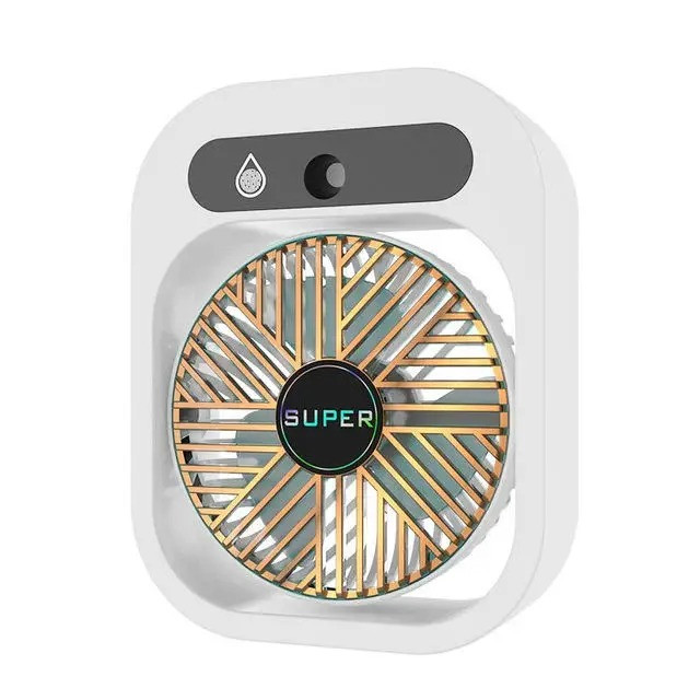 Міні-вентилятор із зволоженням повітря портативний акумуляторний USB (8162)