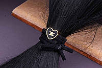 Модная резинка для волос с фурнитурой и лого