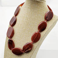 Буси Сердолик 40х30х4 мм 48 см