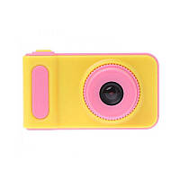 Дитячий фотоапарат з екраном рожевий SMART KIDS CAMERA V7 EL0227