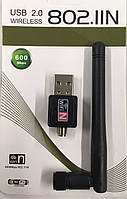 Скоростной wi-fi адаптер 600 Mb USB 2.0 802.1IN EL0227