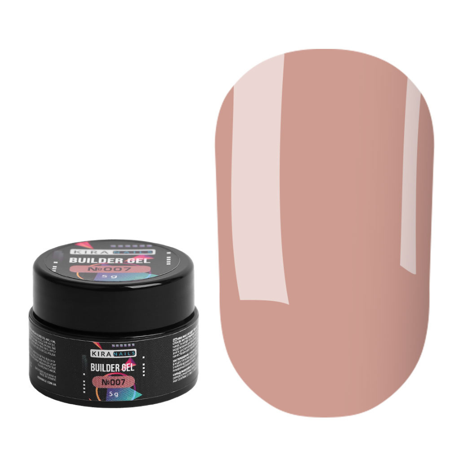 Гель для нігтів Kira Nails Builder Gel 007, 5 г
