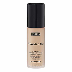 Водостійка тональна основа Pupa Waterproof Wonder Me Fluid Foundation 020 — Light Beige 30 мл