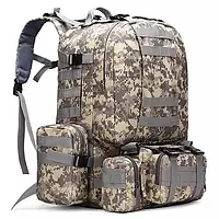 Тактический рюкзак на 55 л с подсумками 55х40х25 см B08 Пиксель EL0227