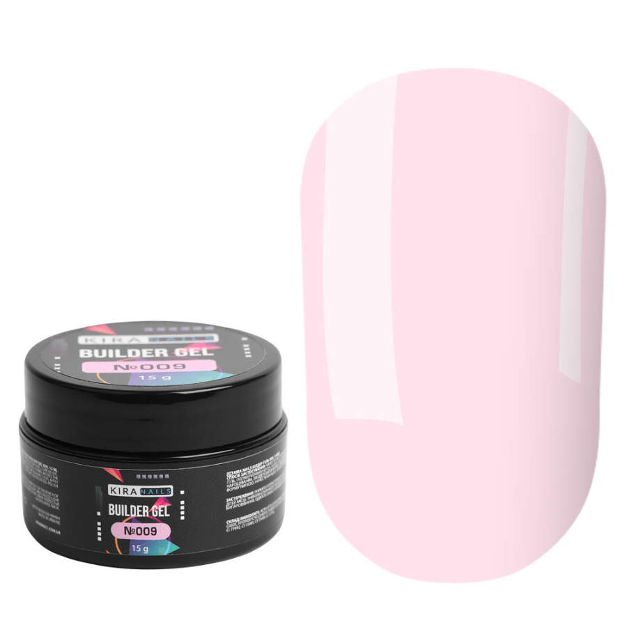 Гель для нігтів Kira Nails Builder Gel 009, 15 г