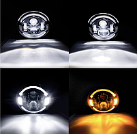 Светодиодная фара 70Вт Нива, УАЗ 469, ВАЗ 2101, 2121, FJ Cruiser, мотоцикл, мото 7 дюймов, фото 6