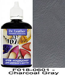 Крем-кондиціонер 100 мл."Dr.Leather" колір charcoal gray