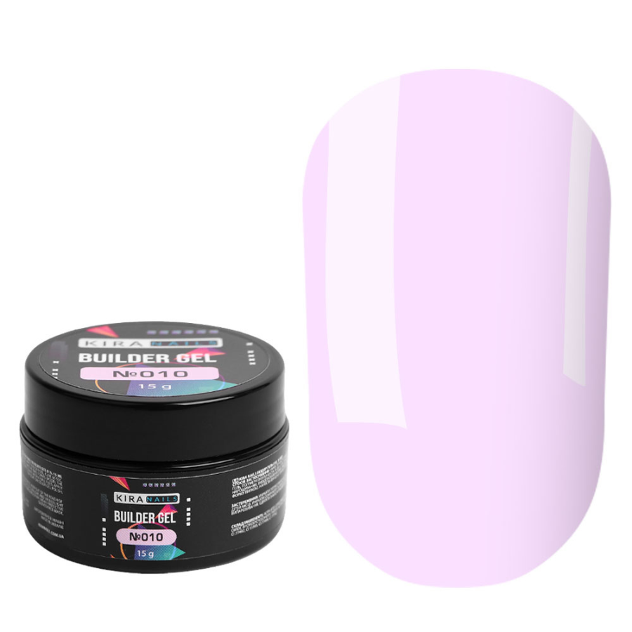 Гель для нігтів Kira Nails Builder Gel 010, 15 г