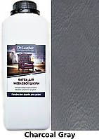 Краска для кожи автомобиля 1л "Dr.Leather" Base Coat Charcoal Gray