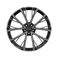 Литые диски ZW Audi (A2110264) R21 W8.5 PCD5x112 ET43 DIA66.6 (gloss black dark machined face)