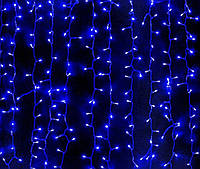 Гирлянда уличная бахрома RD-7113 120 LED 4 м 30/50/70см (флеш) Синяя EL0227