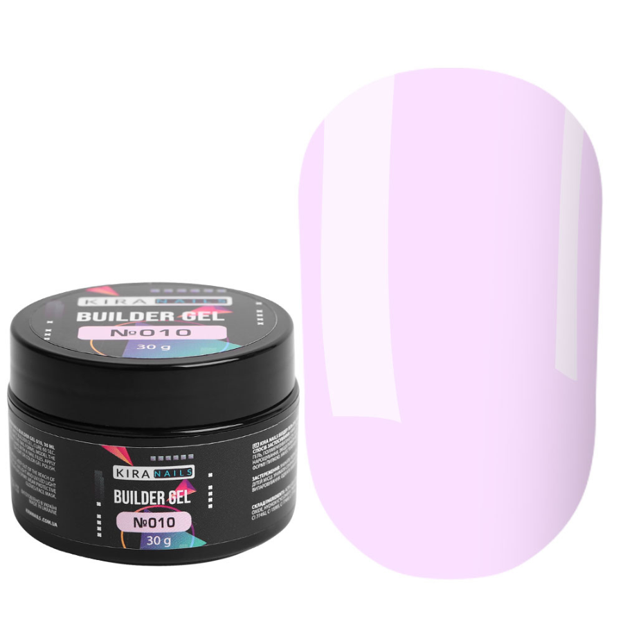 Гель для нігтів Kira Nails Builder Gel 010, 30 г