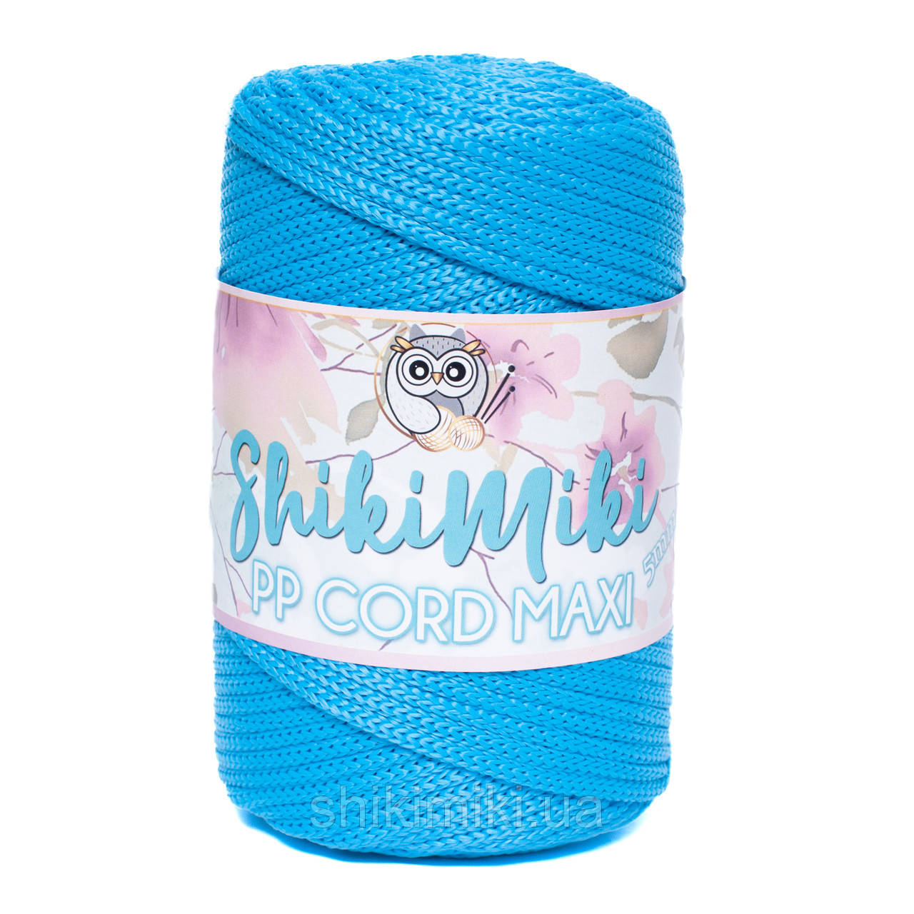 Поліпропіленовий шнур PP Cord 5 mm, колір Блакитний топаз, фото 1