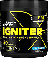 Предтренировочный комплекс AllMax Igniter, Pre-Workout 320 g (Blue Raspberry)