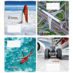 Зошит шкільний 96 арк. клітинка Поліграфіст "Вгору" 789