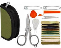 Швейний набір MIL-TEC олива з чохлом 16021000