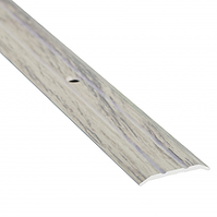 Поріг для підлоги алюмінієвий 25 мм ширина Дуб Гризлі