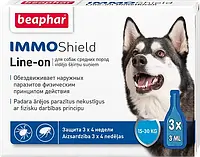 Капли от блох и клещей для собак весом 15-30 кг Beaphar IMMO Shield 3 шт/уп