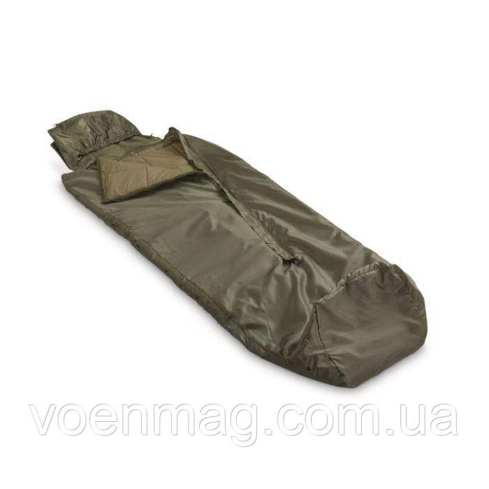 Оригінальний контрактний зимовий спальний мішок ВС Франції TTA duvet F1 — Олива
