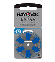 Батарейки для слуховых аппаратов Rayovac Extra Advanced 675 (6 шт.)