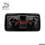 Octavia 3 Кріплення фіксатор козирька Skoda 4F0857561 6RD857561 6R0857561 чорне, фото 2