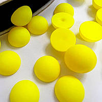 Матовая полубусина Neon Yellow 10 мм*1 шт
