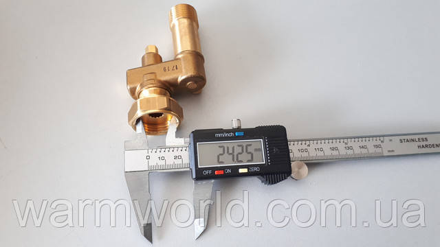 Внутренняя резьба накидной гайки 3/4"