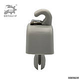 A6 C7 Кріплення фіксатор козирька Audi 4F0857561 6RD857561 6R0857561 світло сіре, фото 6