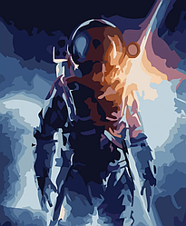 Картина за номерами Космонавт в небі 40х50 см GS524 (Strateg)