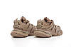 Жіночі кросівки Balenciaga Track Beige бежеві Баленсіаги шкіра текстиль багатошарова підошва демісезон, фото 7