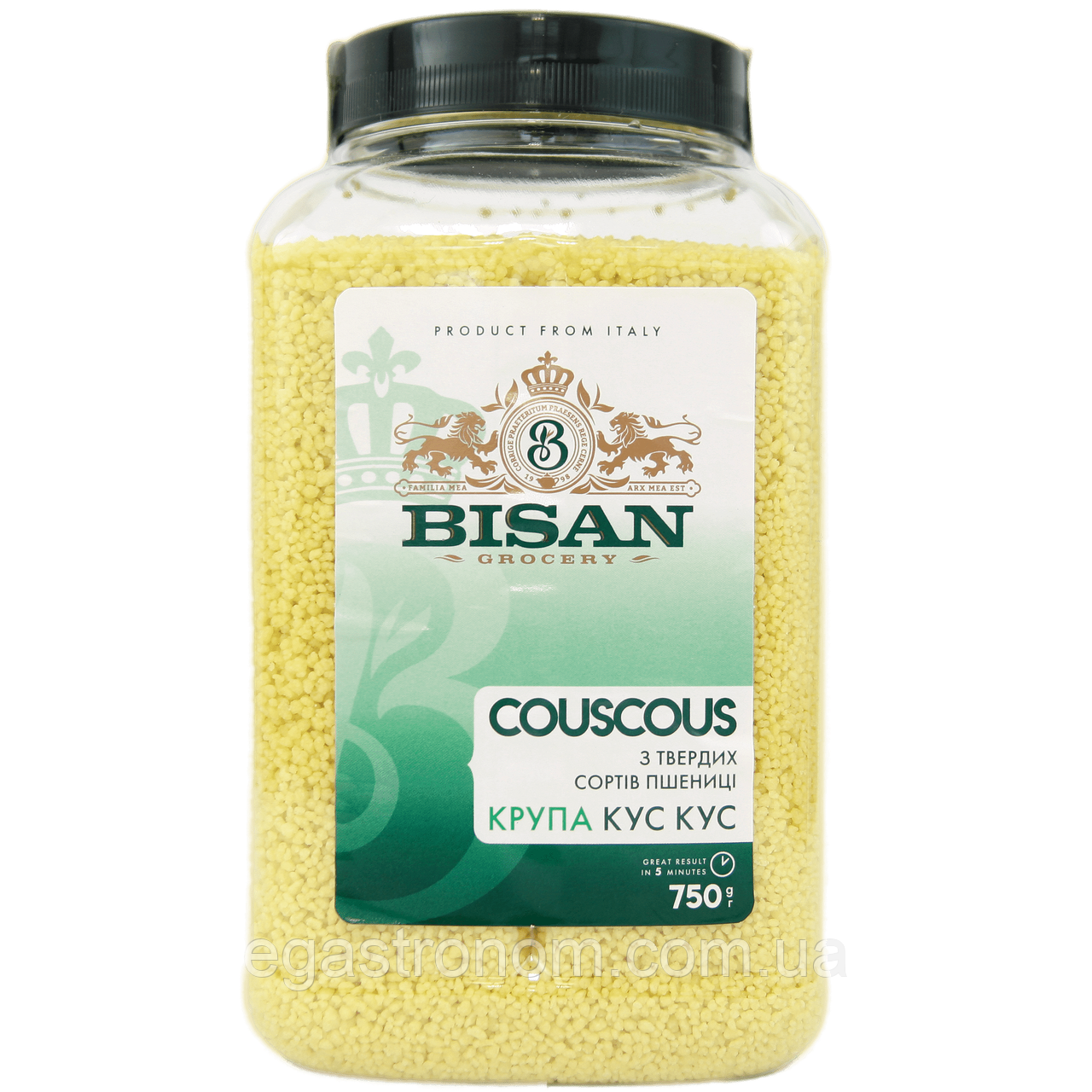 Крупа кускус Бісан Bisan 800g 6шт/уп (Код: 00-00014549)