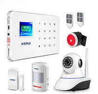 Комплект сигнализации Kerui alarm W18 c Wi-Fi + Wi-Fi IP камера! Гарантия 24 месяца!