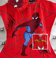 Дитячий пляжний пончо 60×120 рушник з капюшоном бавовняне яскраве Туреччина